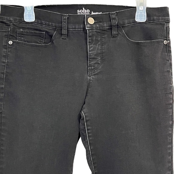 Soho New York & Co. Women’s Black Denim Bootcut Jeans Size 10 Petite - Picture 3 of 10